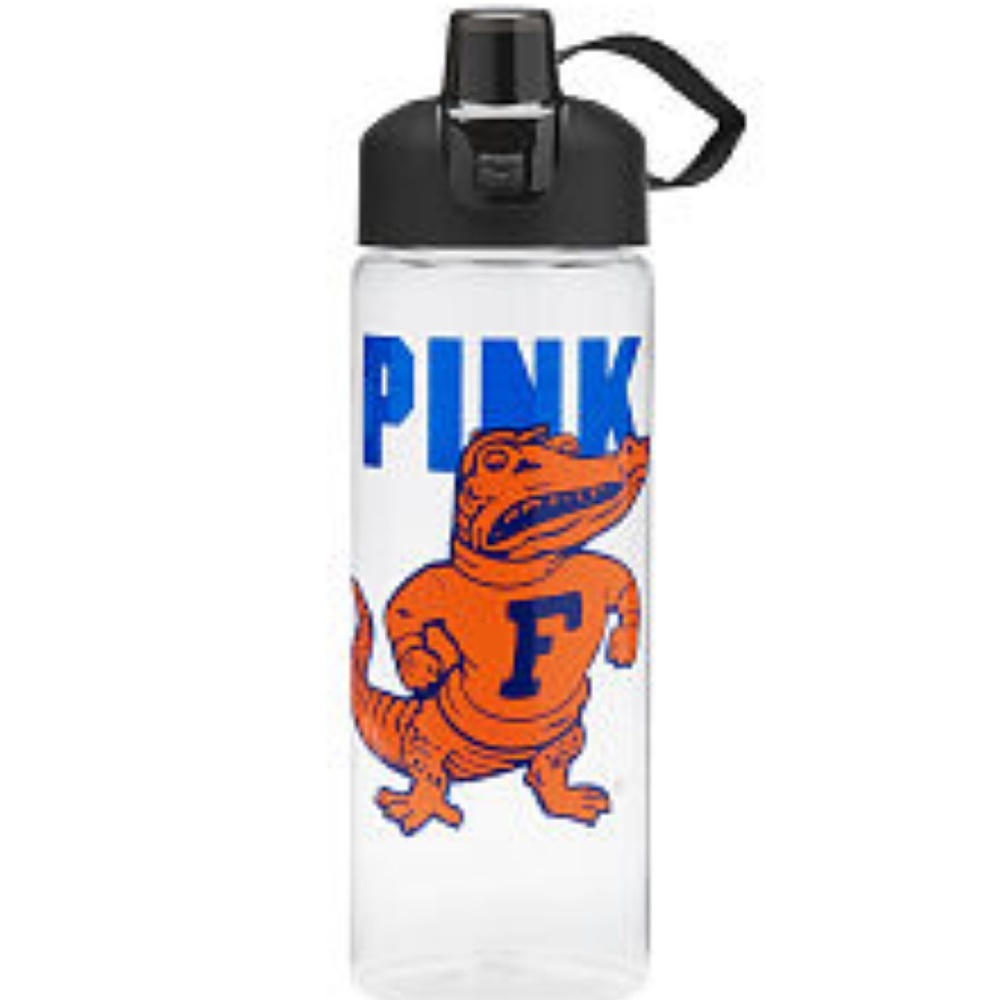 PINK Victoria's Secret Gator Water Bottle - Black, Blue, Orange